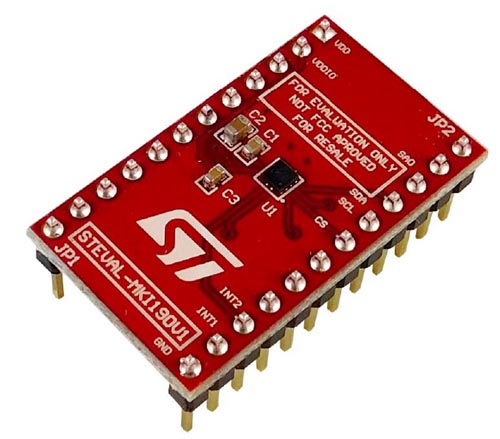 STMicroelectronics объединила на одном кристалле МЭМС акселерометр и датчик температуры